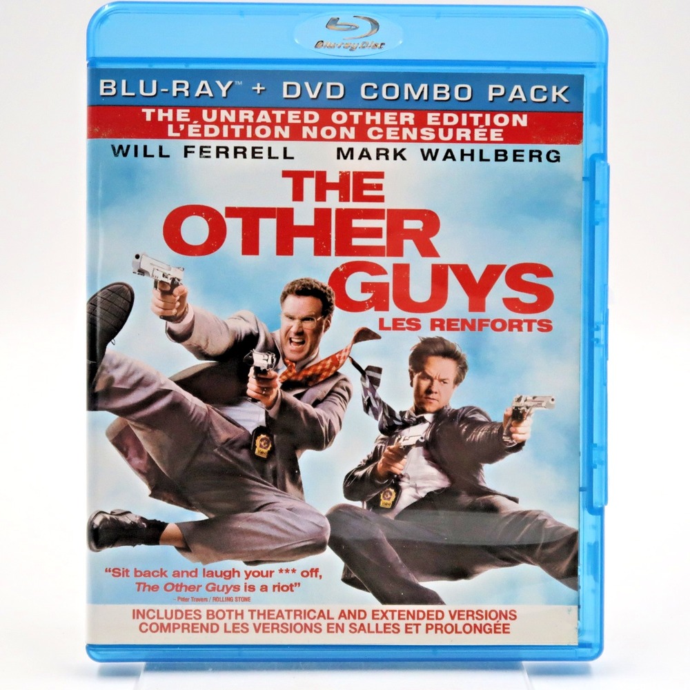 The Other Guys Blu-ray DVD Combo Pack 2010 Will Ferrell Mark Wahlberg Sony Movie